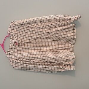 Loft Outlet Patterned Long Sleeve Blouse XS